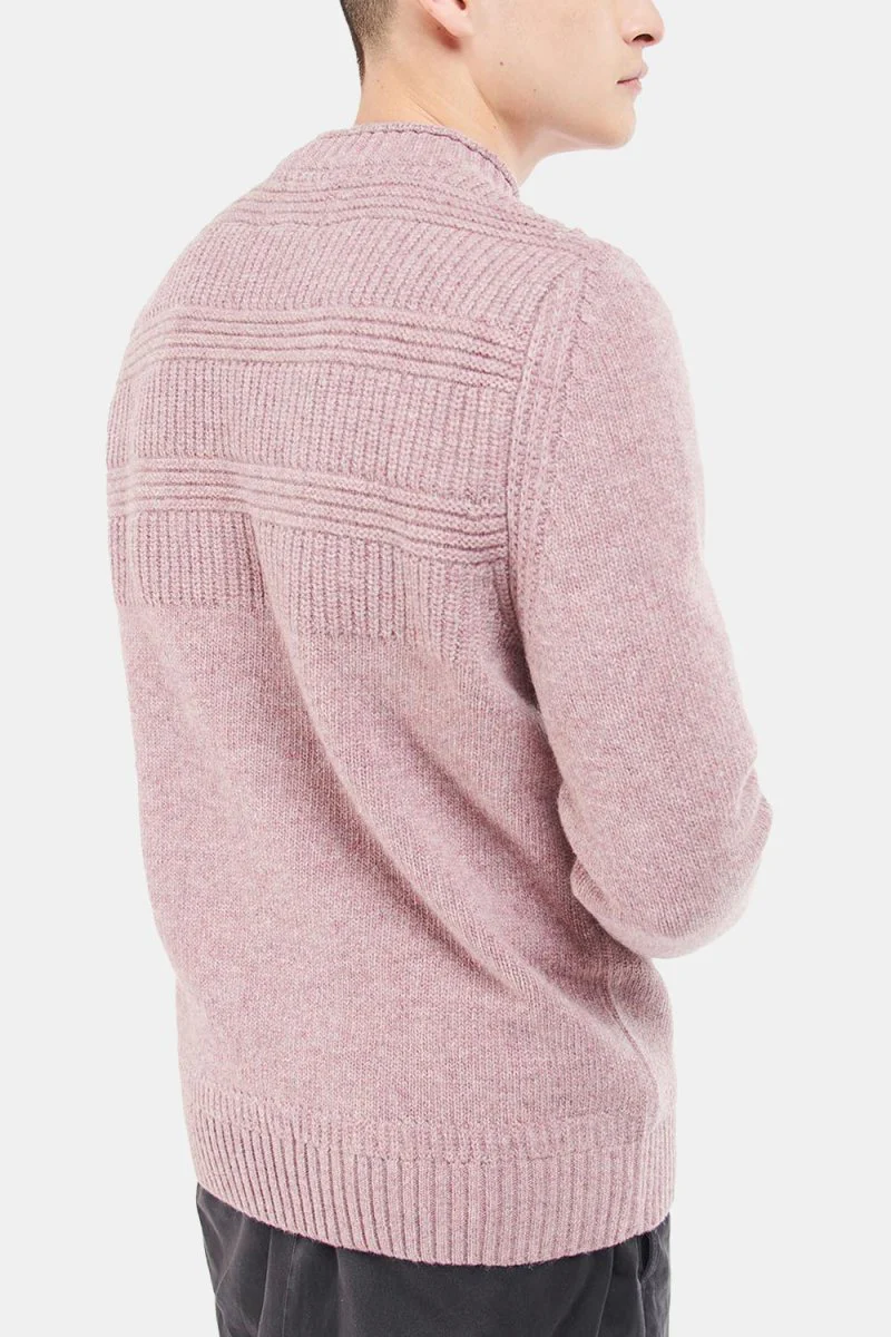 Barbour White Label Amherst Crew Sweatshirt (Pink Cinder) - Image 2
