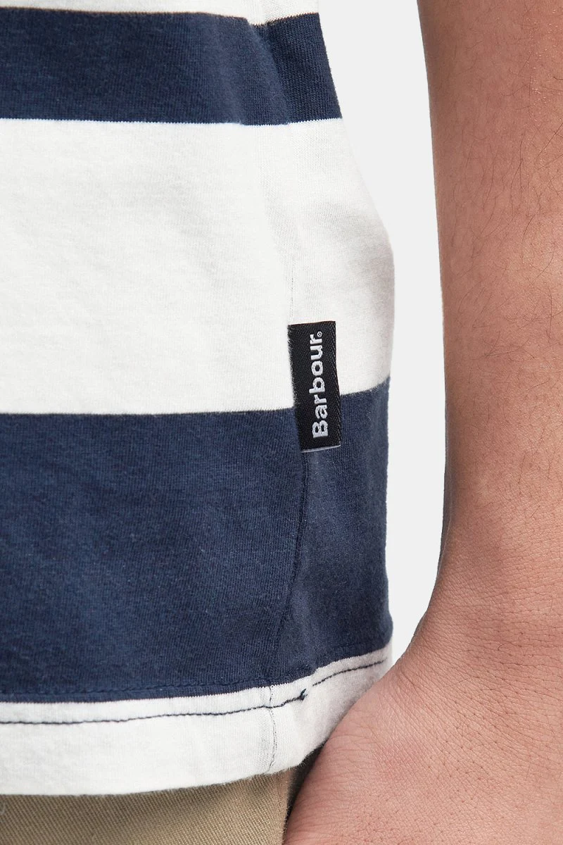 Barbour Friars Stripe T-Shirt (Navy) - Image 6