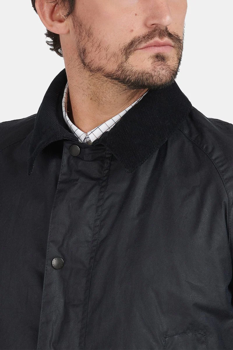 Barbour Lightweight Ashby Waxed Jacket (Royal Navy) - Image 2