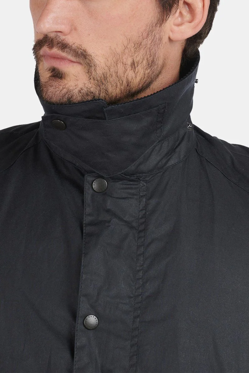 Barbour Lightweight Ashby Waxed Jacket (Royal Navy) - Image 4