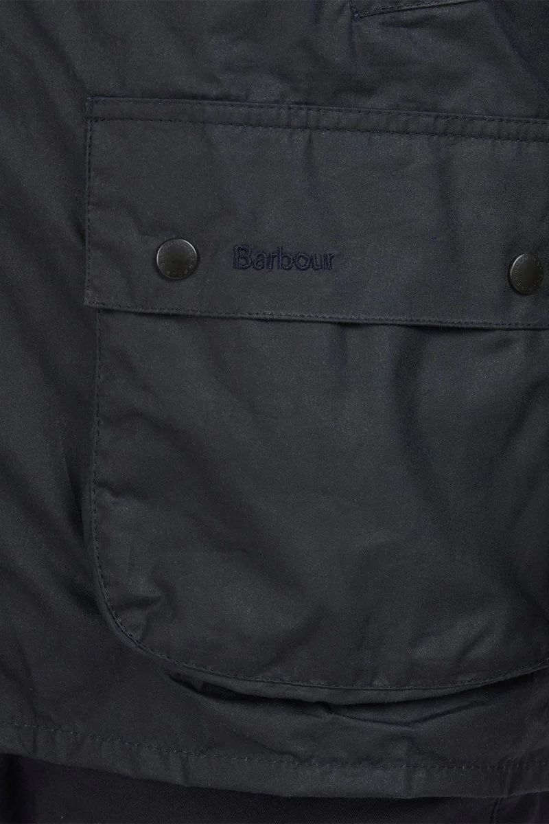 Barbour Lightweight Ashby Waxed Jacket (Royal Navy) - Image 7