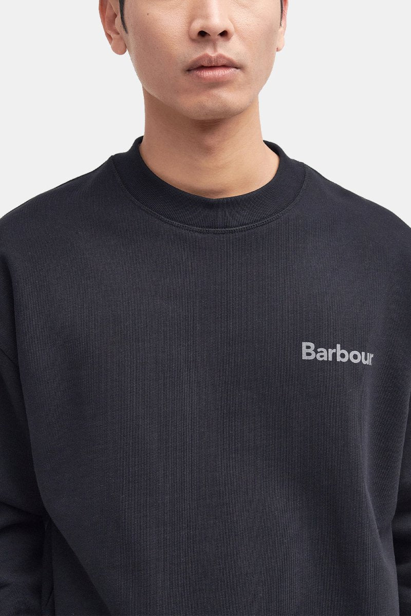 Barbour Nicholas Crew Sweatshirt (Black) - Image 6