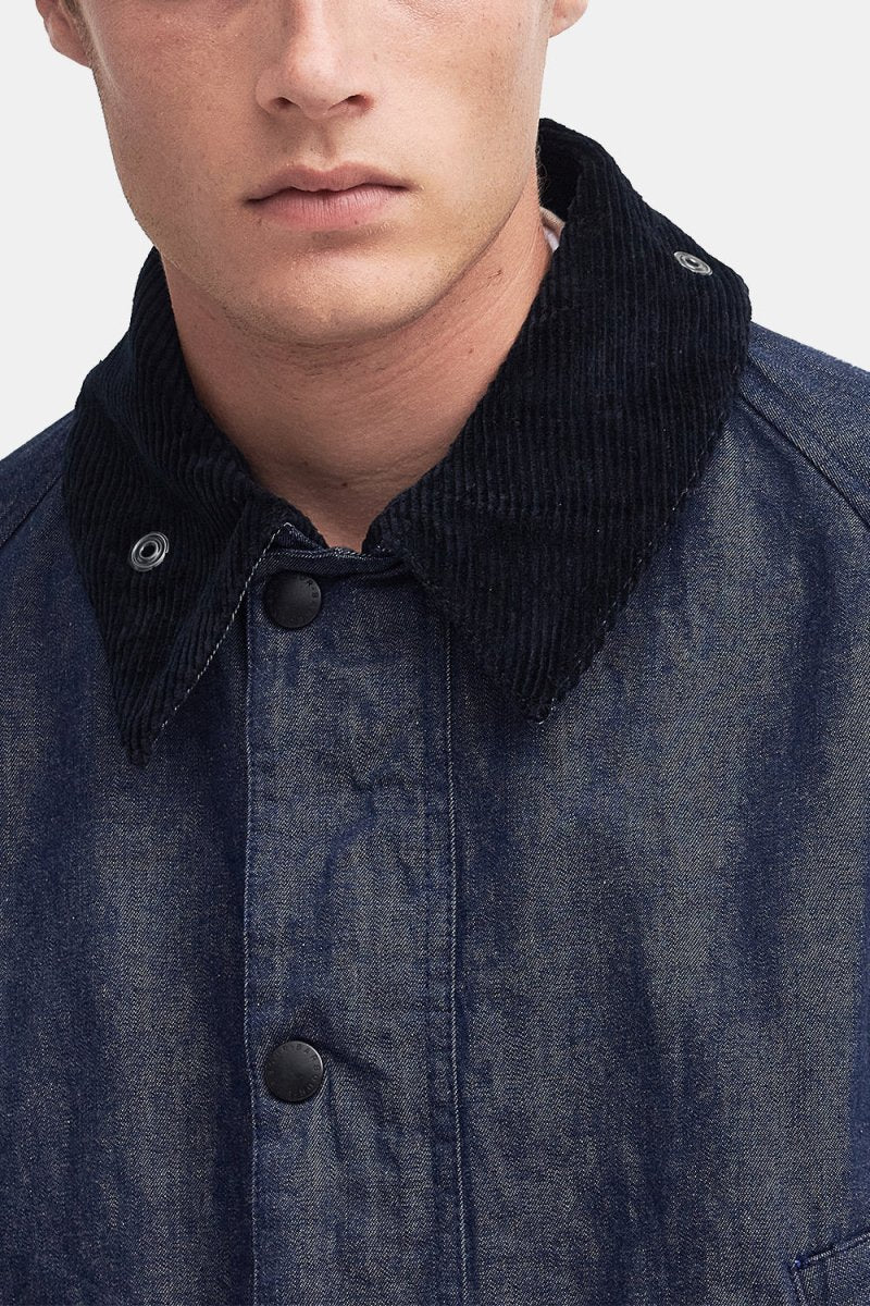 Barbour Oversized Bedale Jacket (Casual Indigo) - Image 2