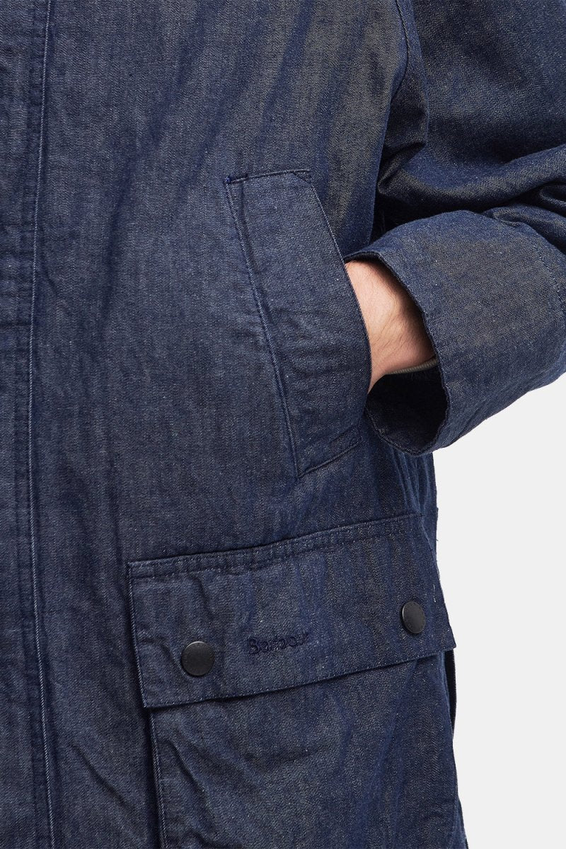 Barbour Oversized Bedale Jacket (Casual Indigo) - Image 3