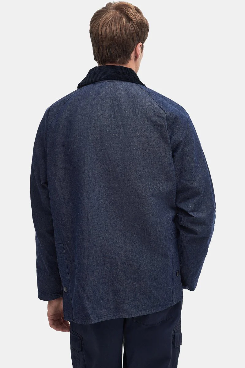 Barbour Oversized Bedale Jacket (Casual Indigo) - Image 7