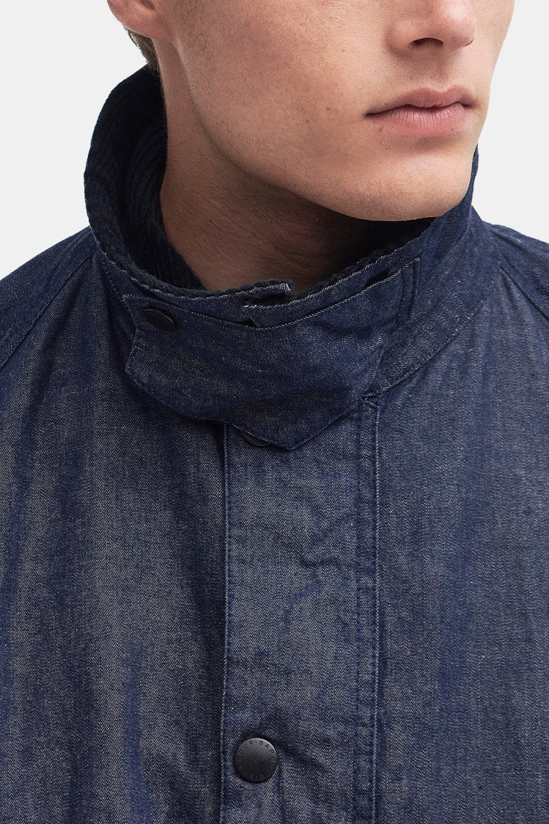 Barbour Oversized Bedale Jacket (Casual Indigo) - Image 8