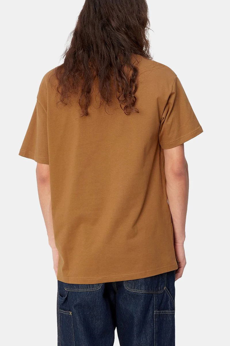 Carhartt WIP Short Sleeve Icons T-Shirt (Hamilton Brown/Black) - Image 3