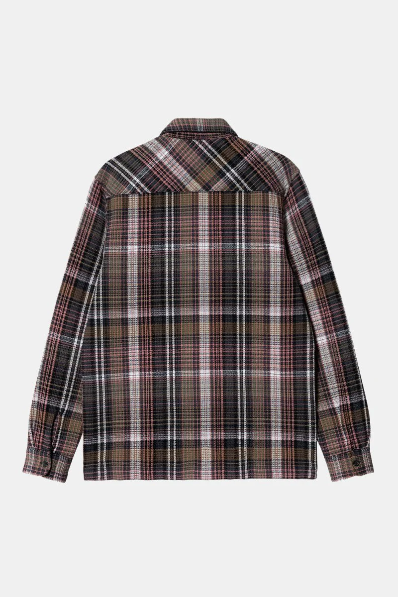 Carhartt WIP L/S Valmon Shirt (Hamilton Brown) - Image 4