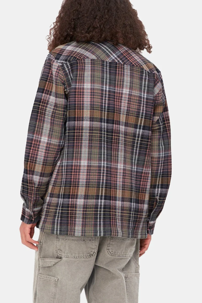 Carhartt WIP L/S Valmon Shirt (Hamilton Brown) - Image 6