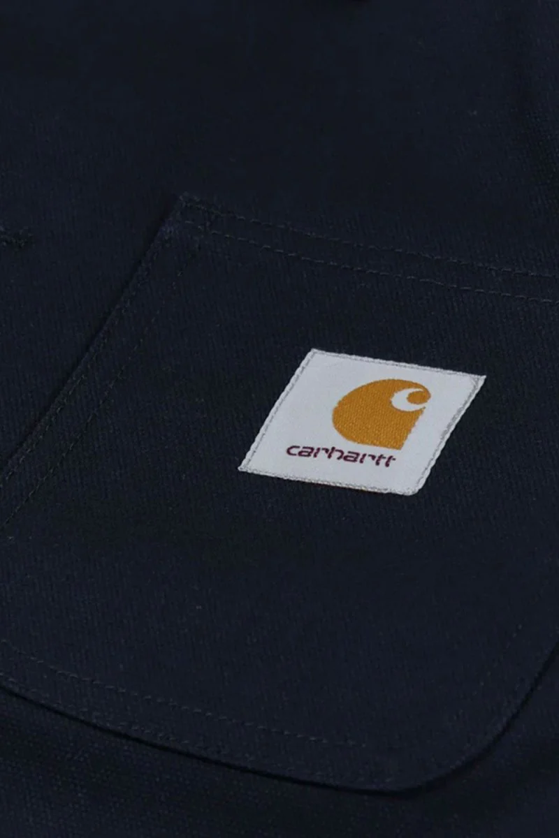 Carhartt WIP Michigan Organic Cotton Rigid Jacket (Dark Navy & Black) - Image 6