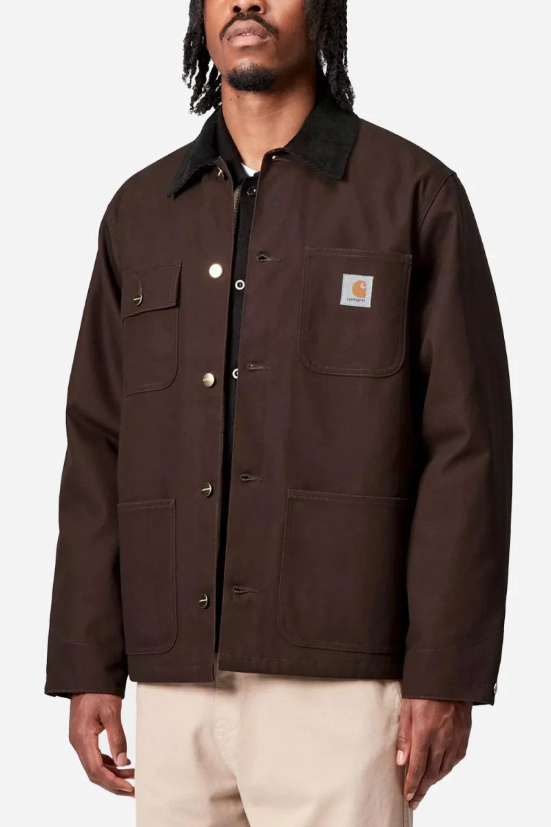 Carhartt WIP Michigan Coat (Tobacco/Black) - Image 3