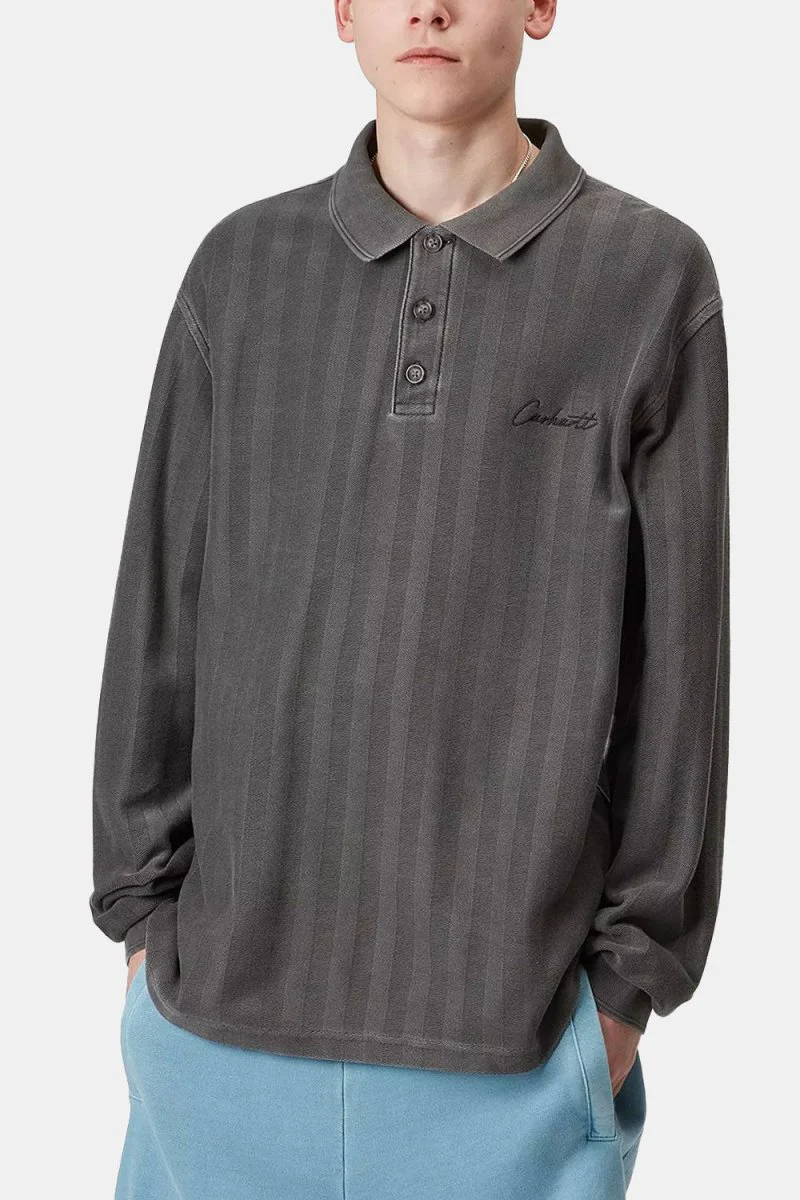 Carhartt WIP Morrison Rugby Shirt (Black Pigment)