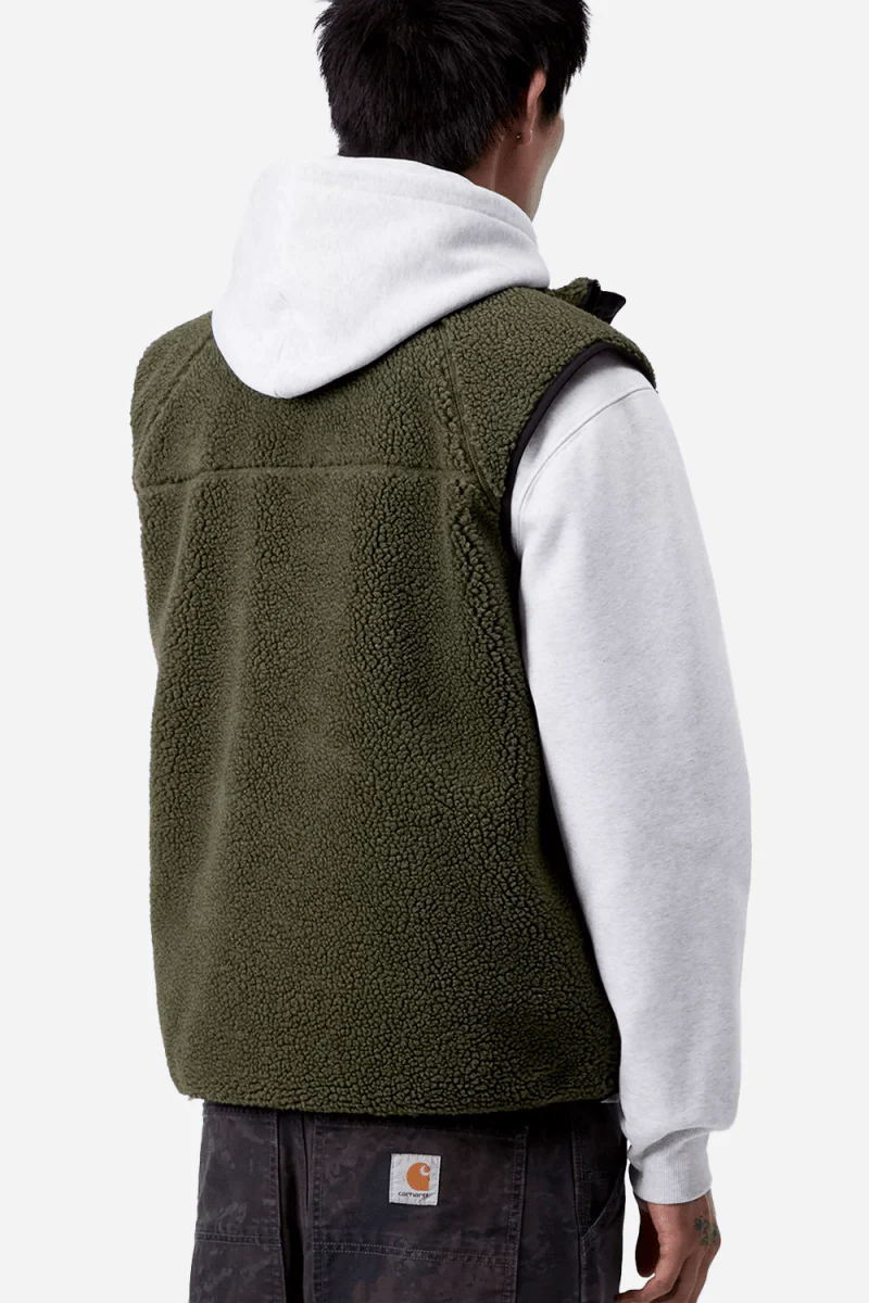 Carhartt WIP Prentis Vest Liner Fleece (Opuntia/Black) - Image 5