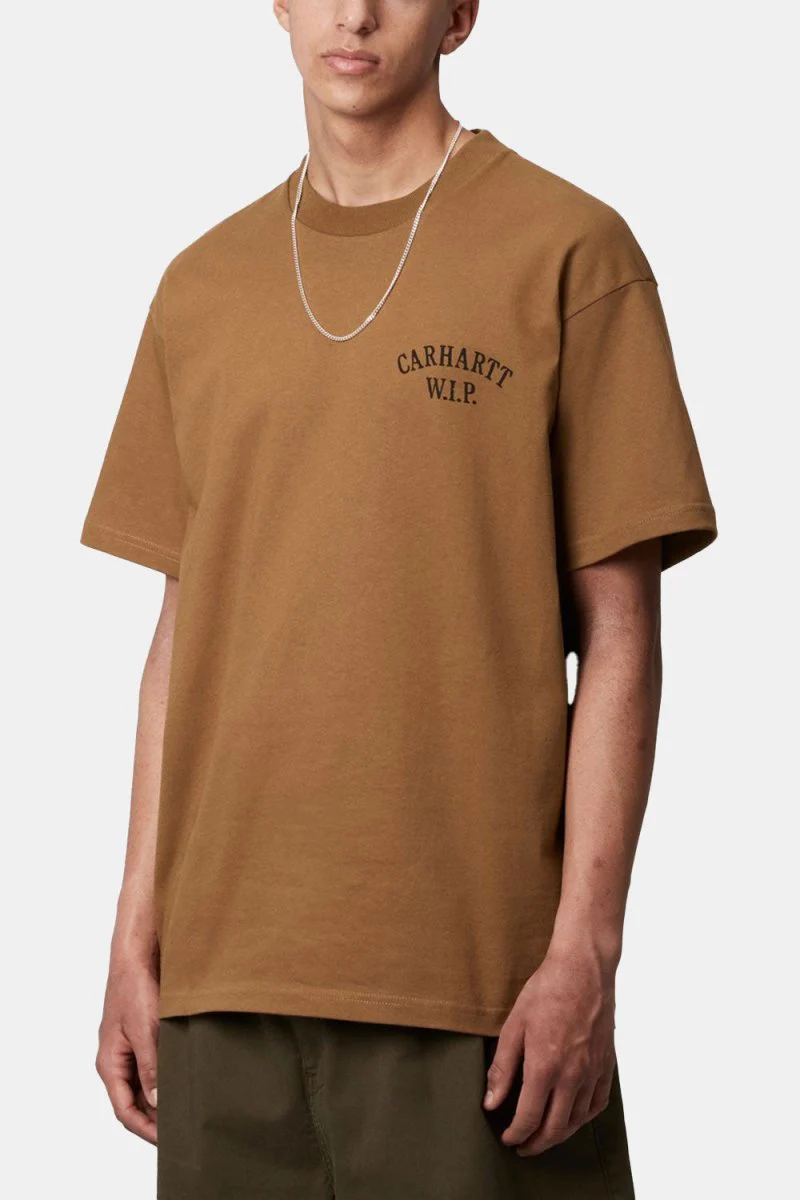Carhartt WIP Short Sleeve Cabinetry T-Shirt (Hamilton Brown/Black)