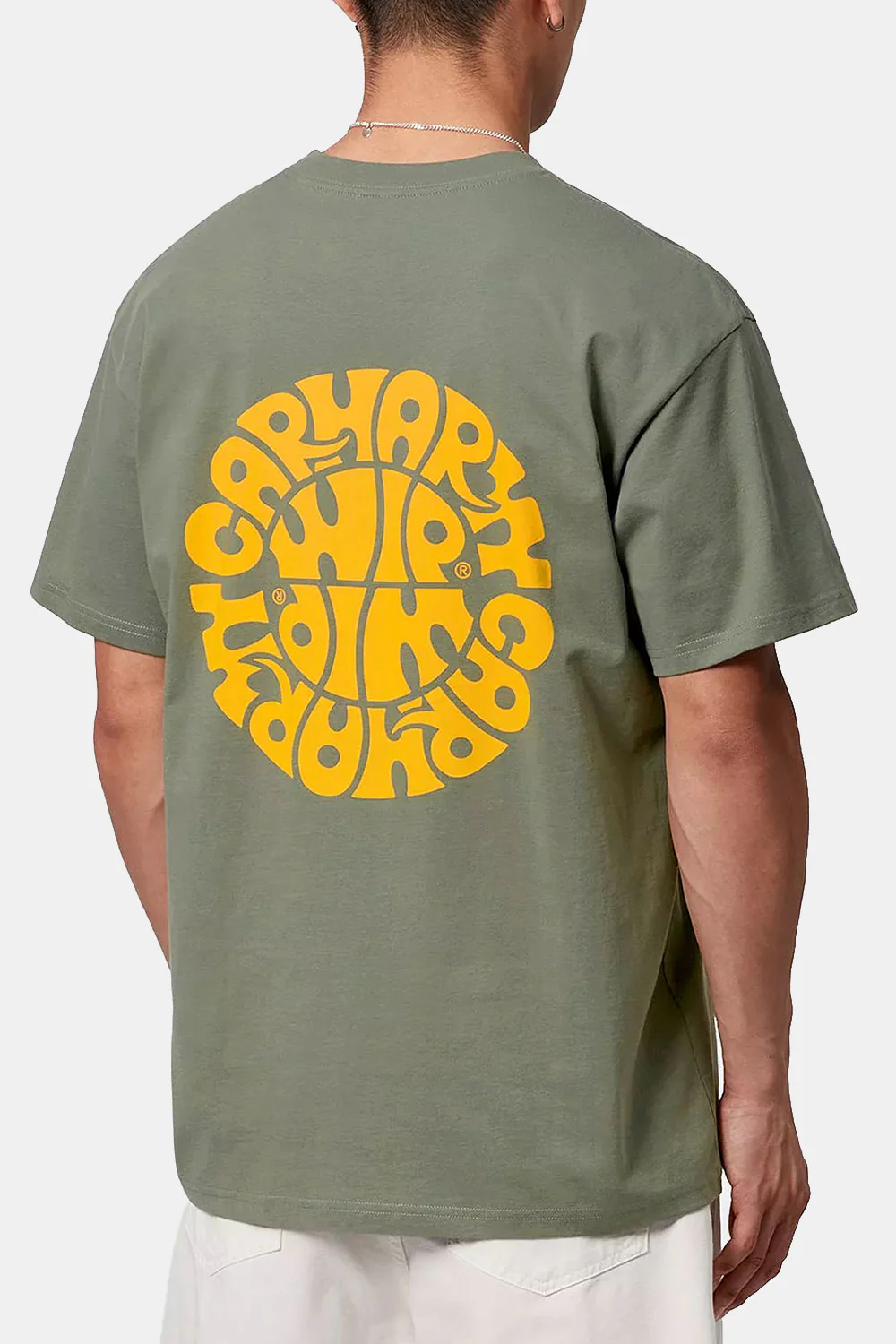 Carhartt WIP Short Sleeve Jazzy T-Shirt (Park/Quince) - Image 2