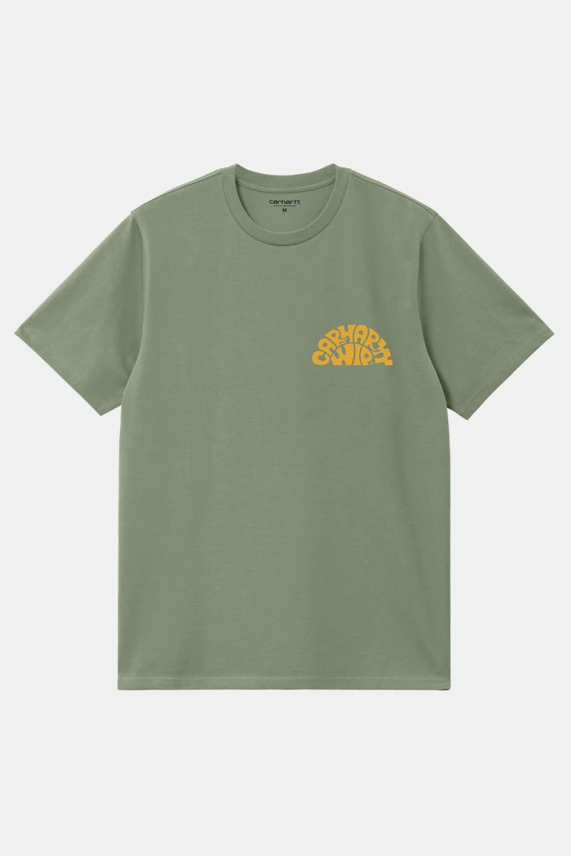 Carhartt WIP Short Sleeve Jazzy T-Shirt (Park/Quince) - Image 3