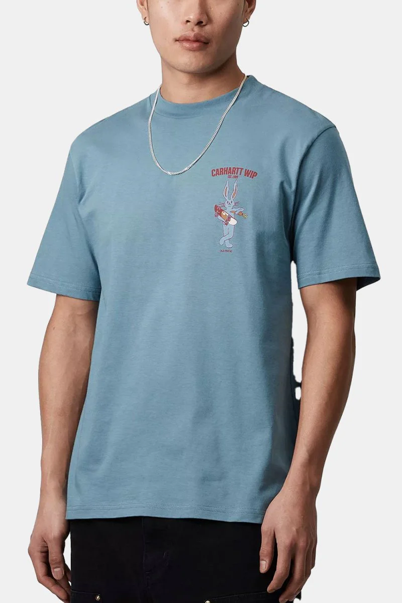 Carhartt WIP Short Sleeve Old Friend T-Shirt (Clay Blue)
