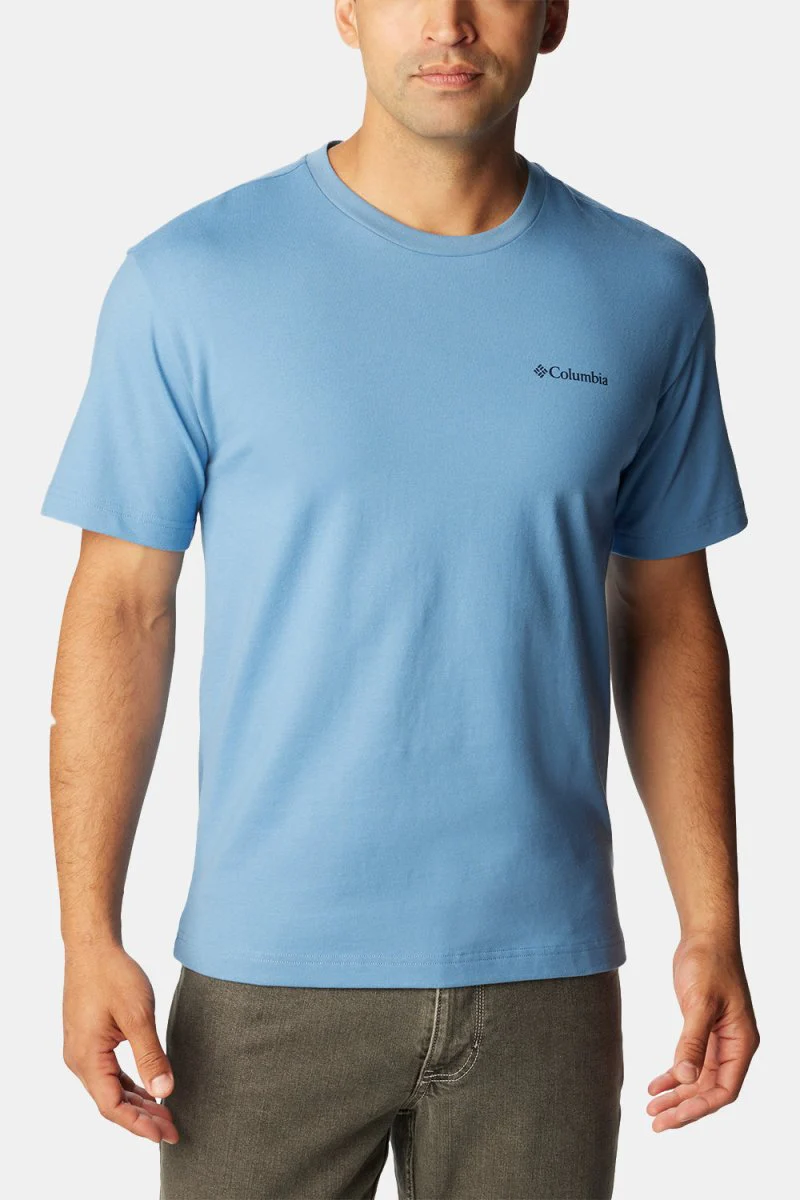 Columbia Burnt Lake Short Sleeve T-Shirt (Skyler/Branded Jumble) - Image 2
