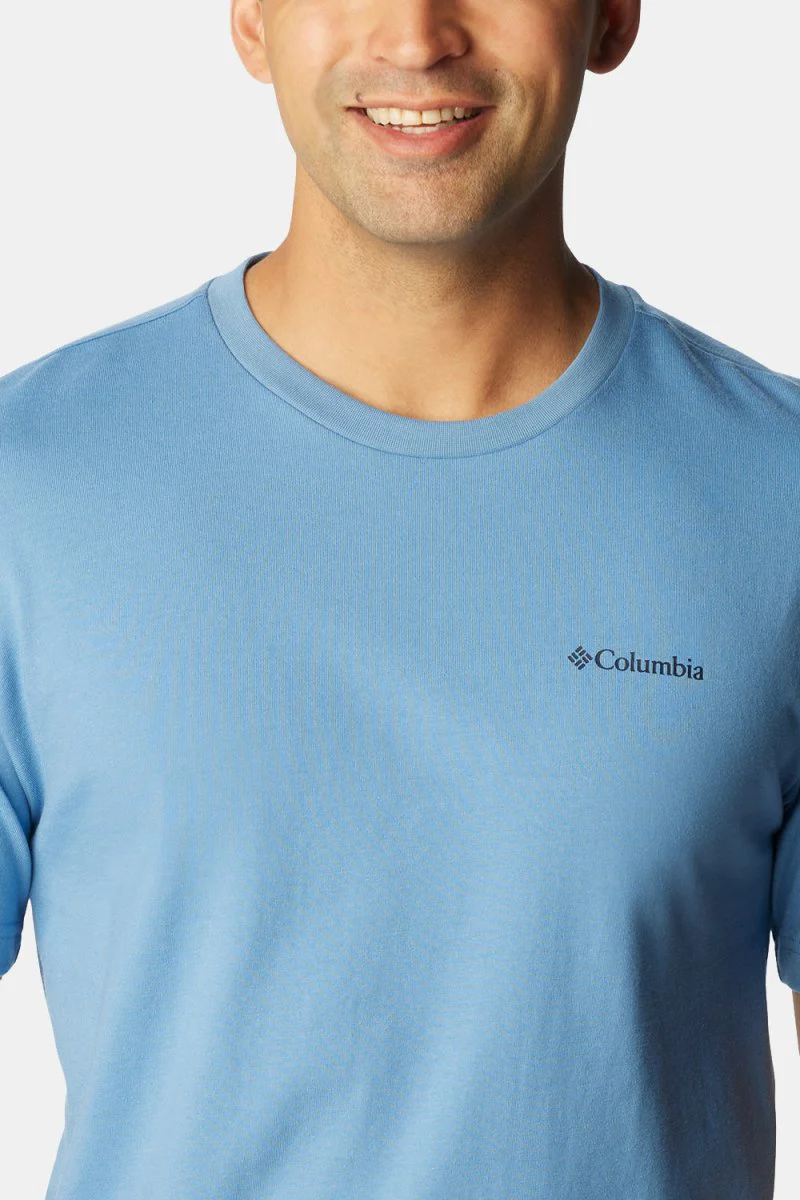 Columbia Burnt Lake Short Sleeve T-Shirt (Skyler/Branded Jumble) - Image 4