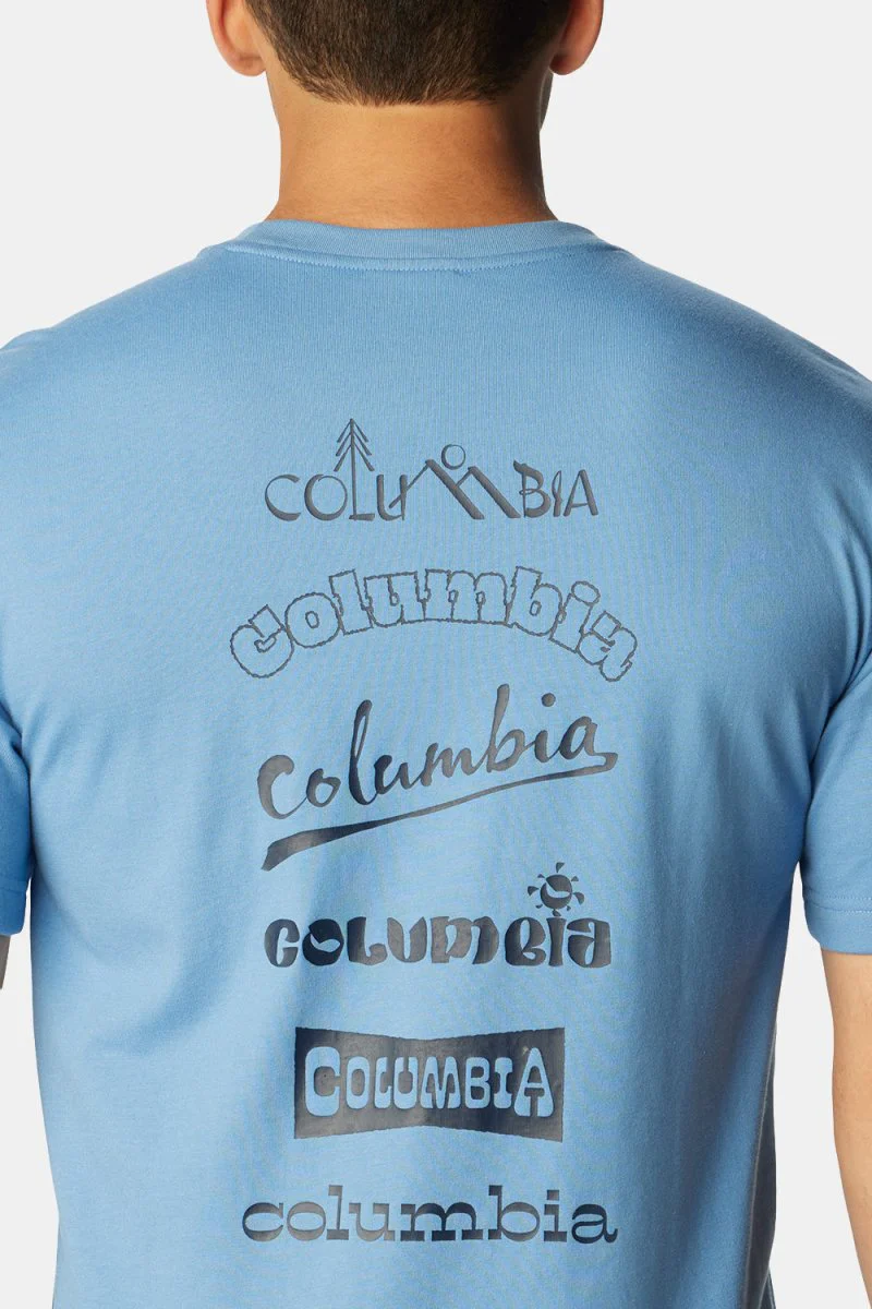Columbia Burnt Lake Short Sleeve T-Shirt (Skyler/Branded Jumble) - Image 5