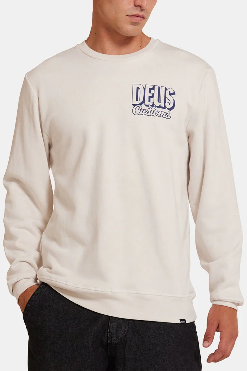 Deus Ever Seen Crew Sweatshirt (Vintage White) - Image 2