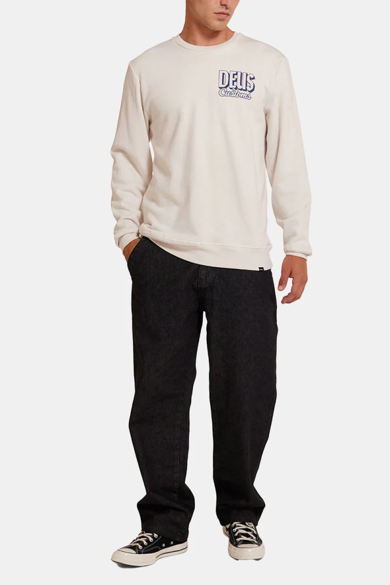 Deus Ever Seen Crew Sweatshirt (Vintage White) - Image 3