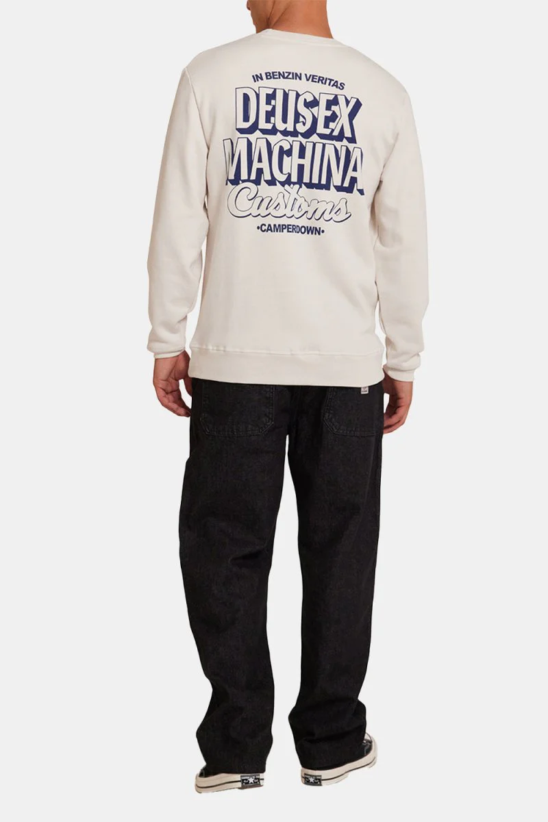 Deus Ever Seen Crew Sweatshirt (Vintage White) - Image 4