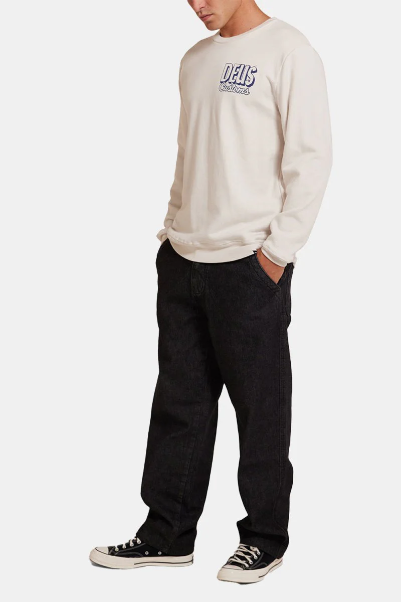 Deus Ever Seen Crew Sweatshirt (Vintage White) - Image 5