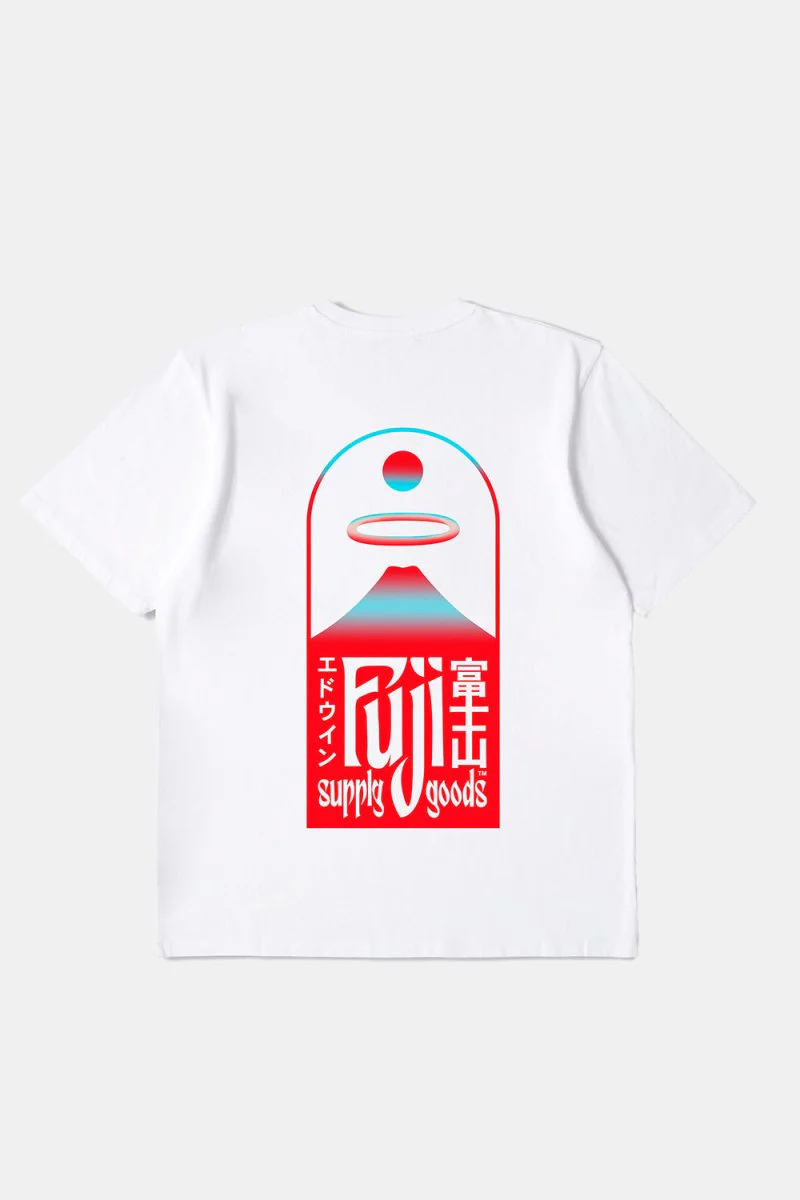Edwin Fuji Supply Goods T-Shirt (White) - Image 3