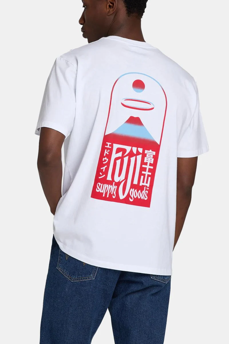 Edwin Fuji Supply Goods T-Shirt (White) - Image 4