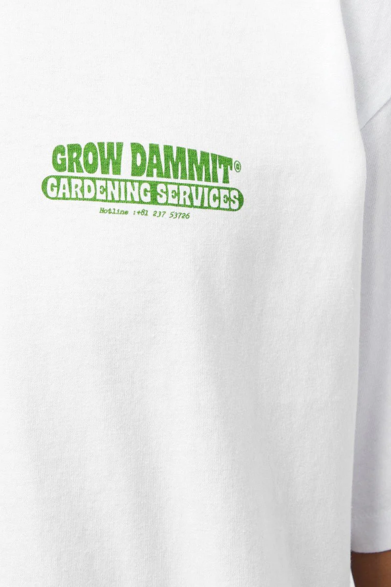 Edwin Gardening Services T-Shirt (White) - Image 8