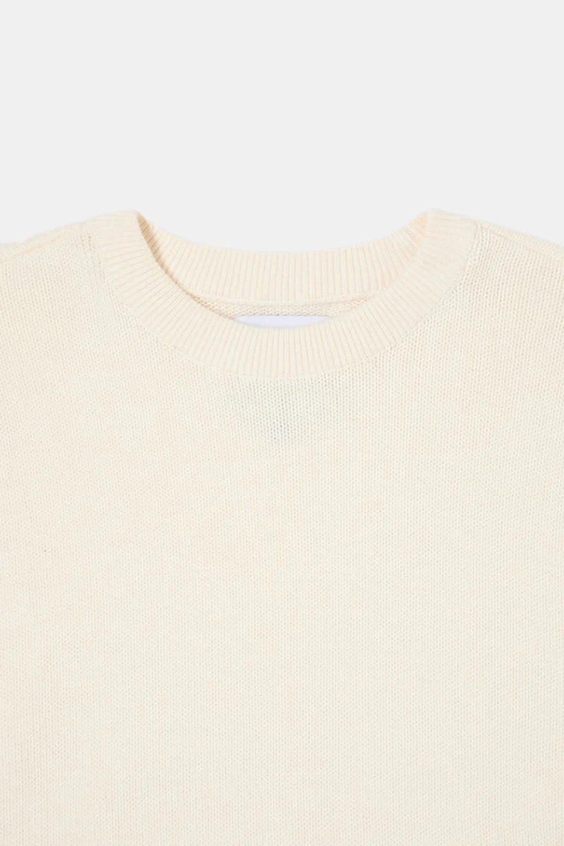 Edwin Union Knitted Sweatshirt (Off White) - Image 5