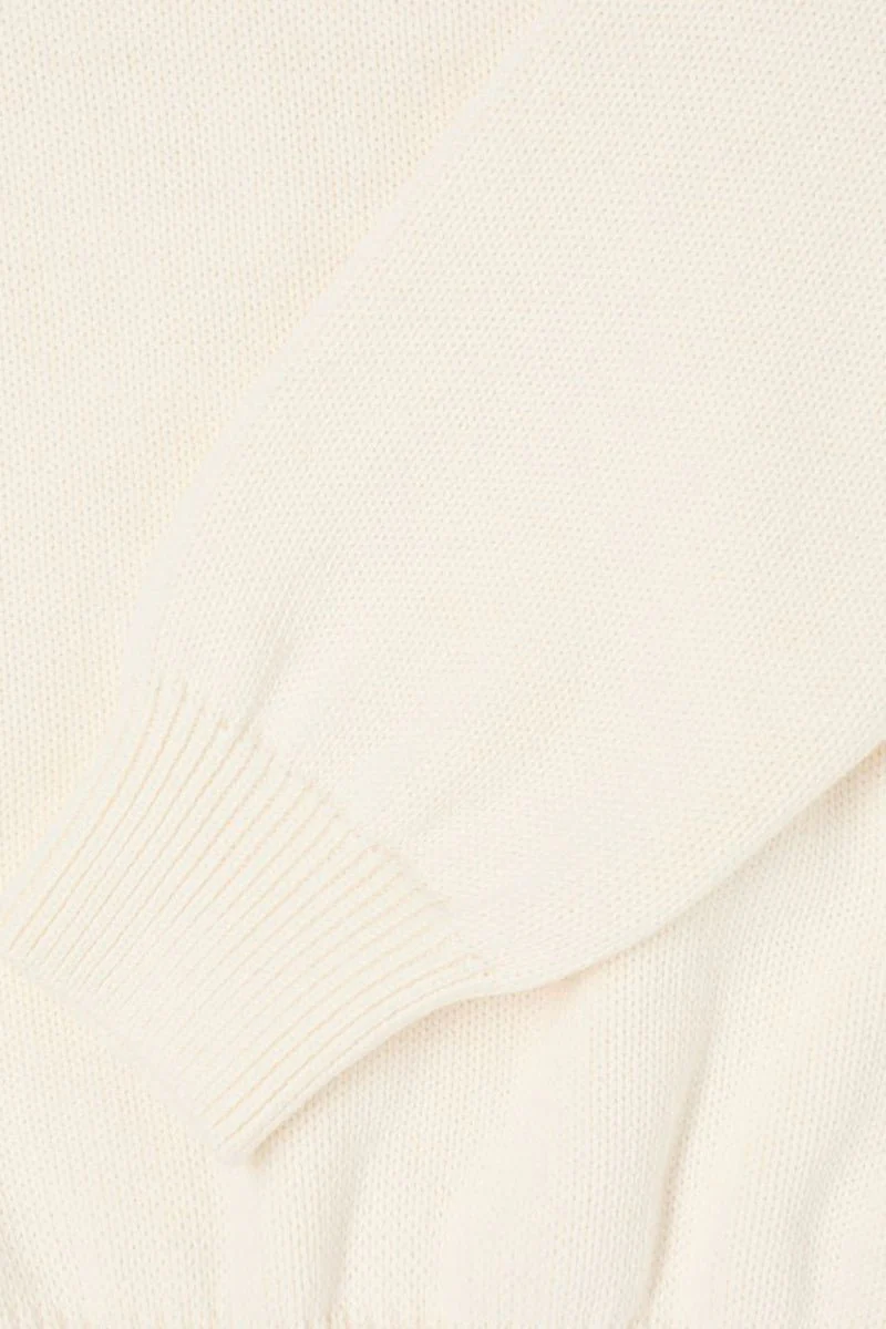 Edwin Union Knitted Sweatshirt (Off White) - Image 6