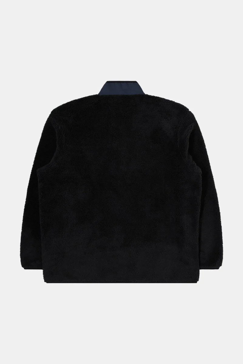 Edwin Kaiteki Half Zip Lightweight Fleece Sweat (Black) - Image 3