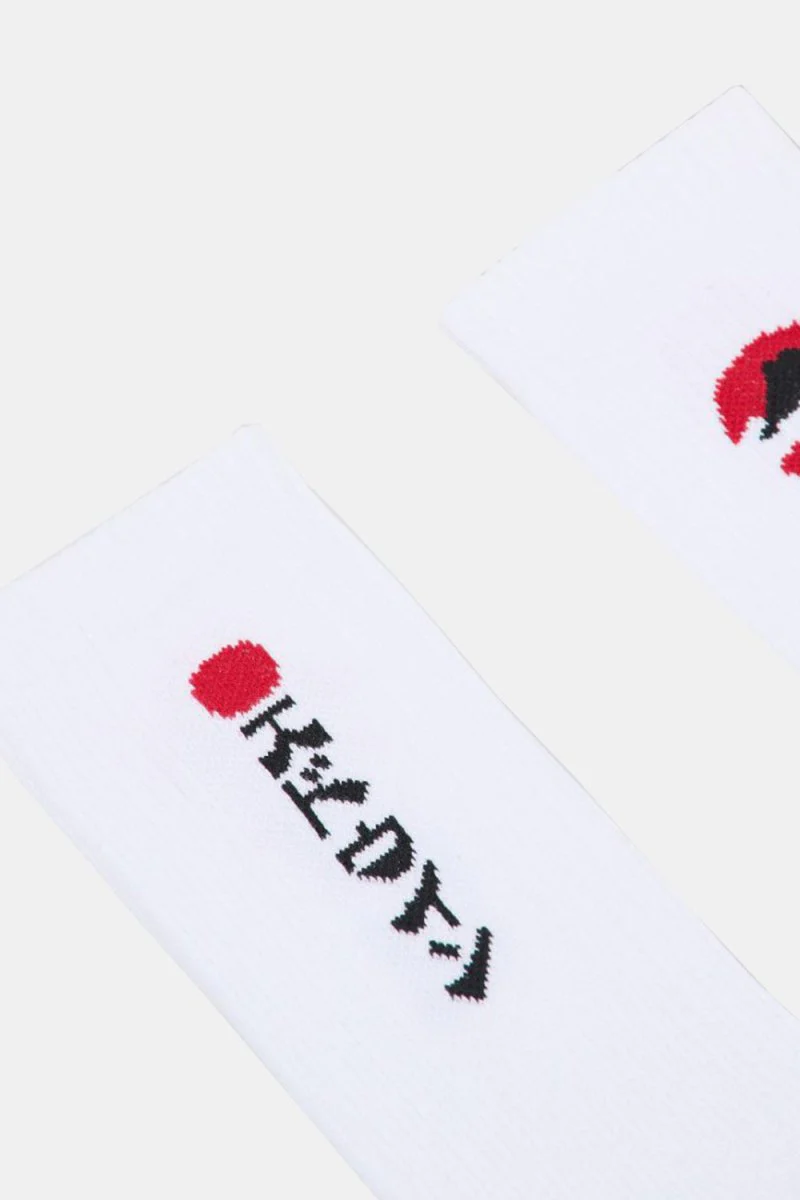 Edwin Kamifuji Socks (White) - Image 2