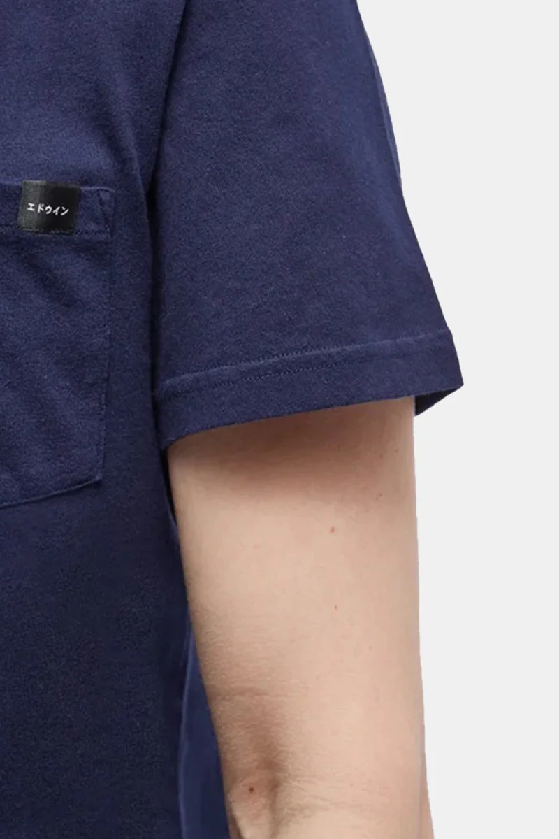 Edwin Pocket T-Shirt (Maritime Blue) - Image 4