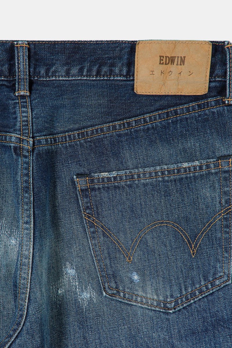 Edwin Regular Kaihara Tapered Rainbow Selvage Jeans (Dark Pure Indigo) - Image 3