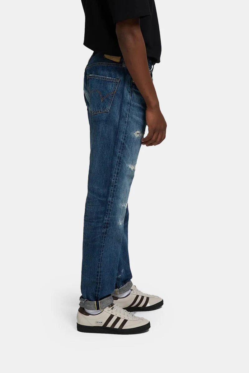 Edwin Regular Kaihara Tapered Rainbow Selvage Jeans (Dark Pure Indigo) - Image 6