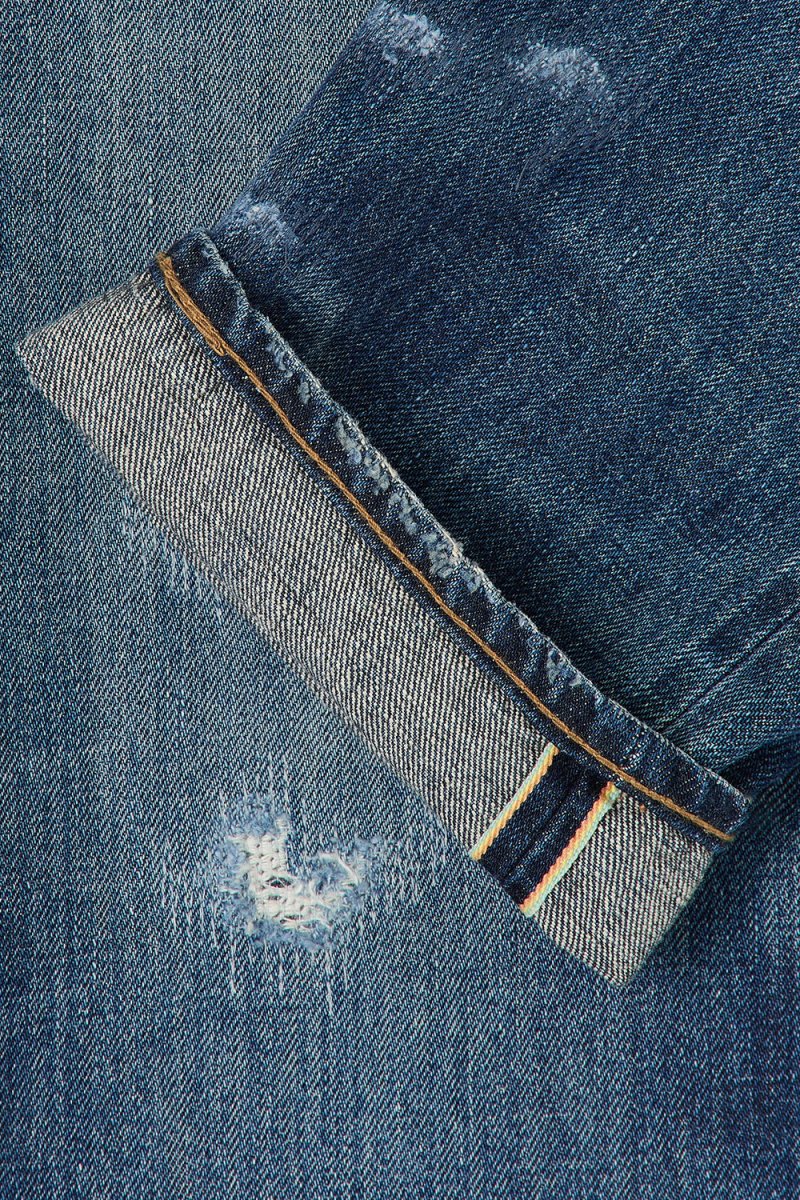 Edwin Regular Kaihara Tapered Rainbow Selvage Jeans (Dark Pure Indigo) - Image 7