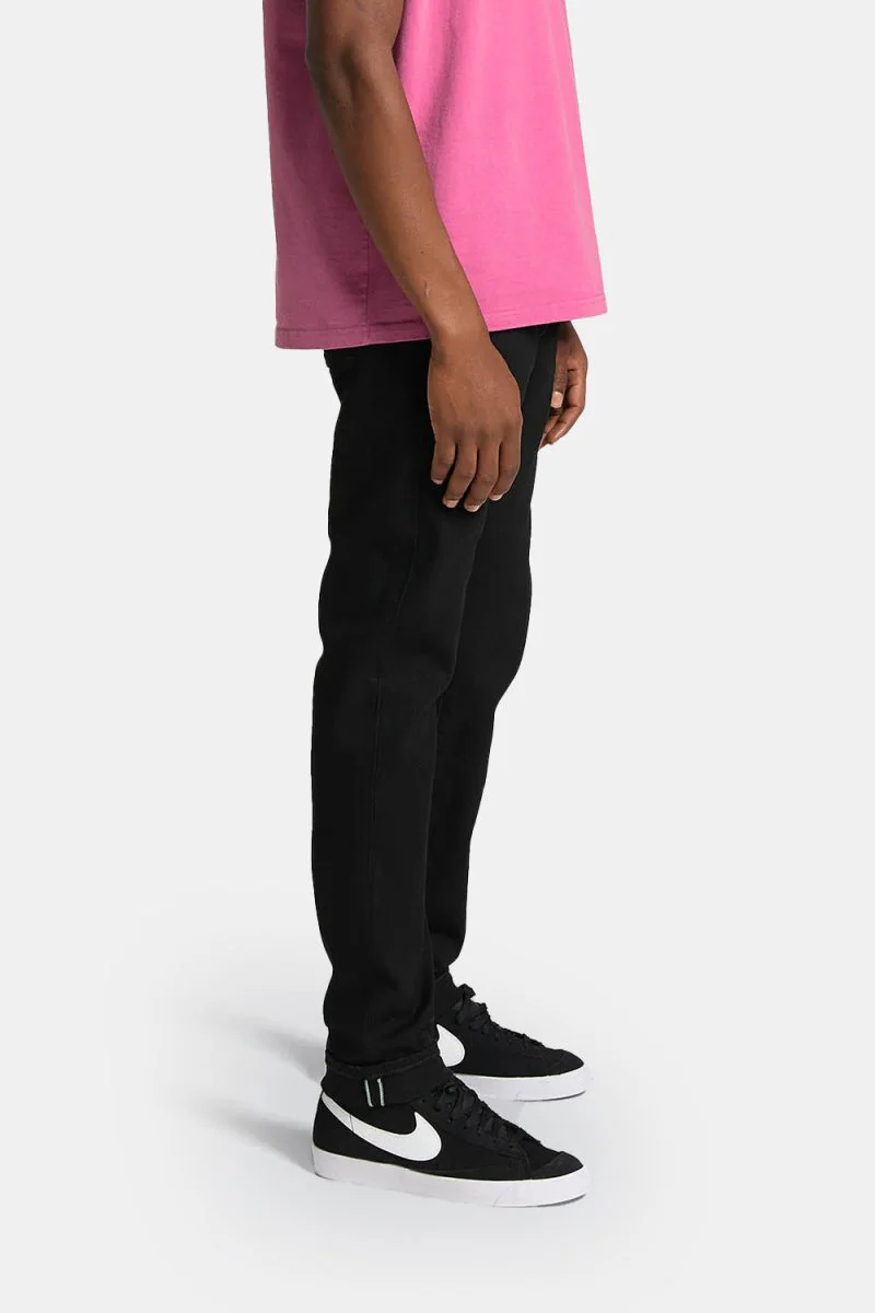 Edwin Slim Tapered Kaihara Black Rinsed Jeans (Green & White Selvage) - Image 4
