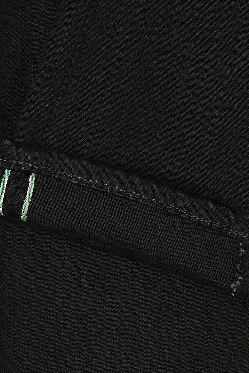Edwin Slim Tapered Kaihara Black Rinsed Jeans (Green & White Selvage) - Image 8