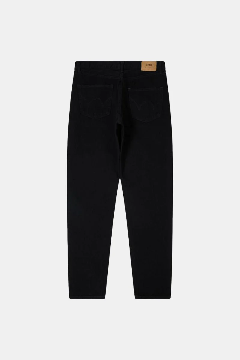 Edwin Regular Tapered Kaihara Unwashed Jeans (Black) - Image 5