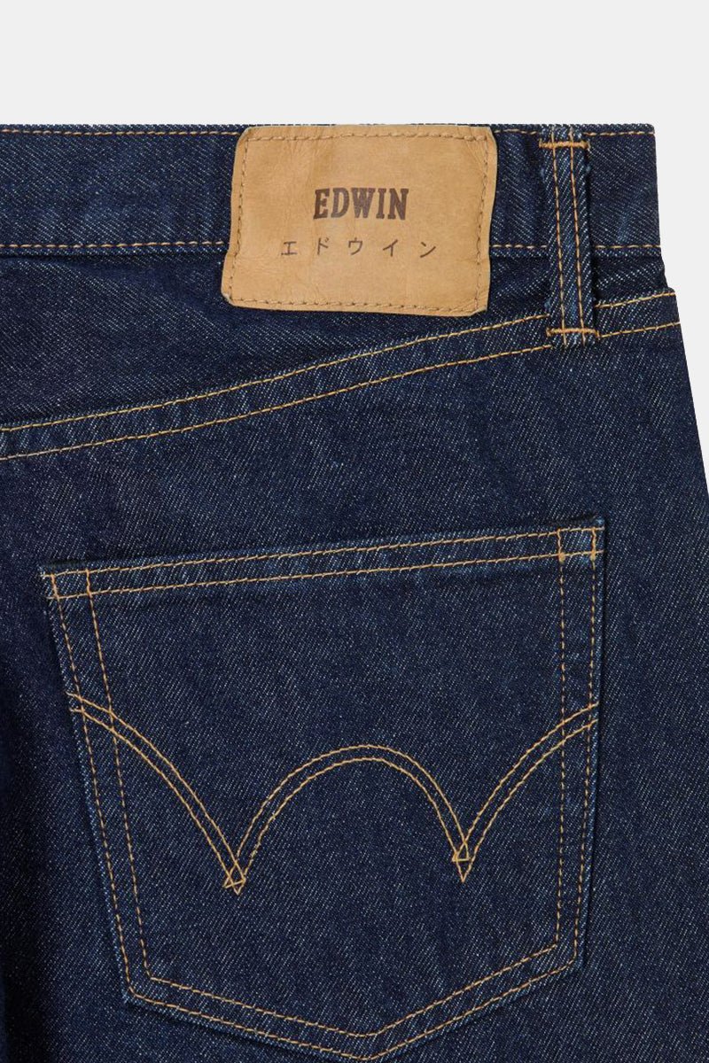 Edwin Regular Tapered Kaihara Pure Indigo Openend Denim (Blue Rinsed) - Image 2