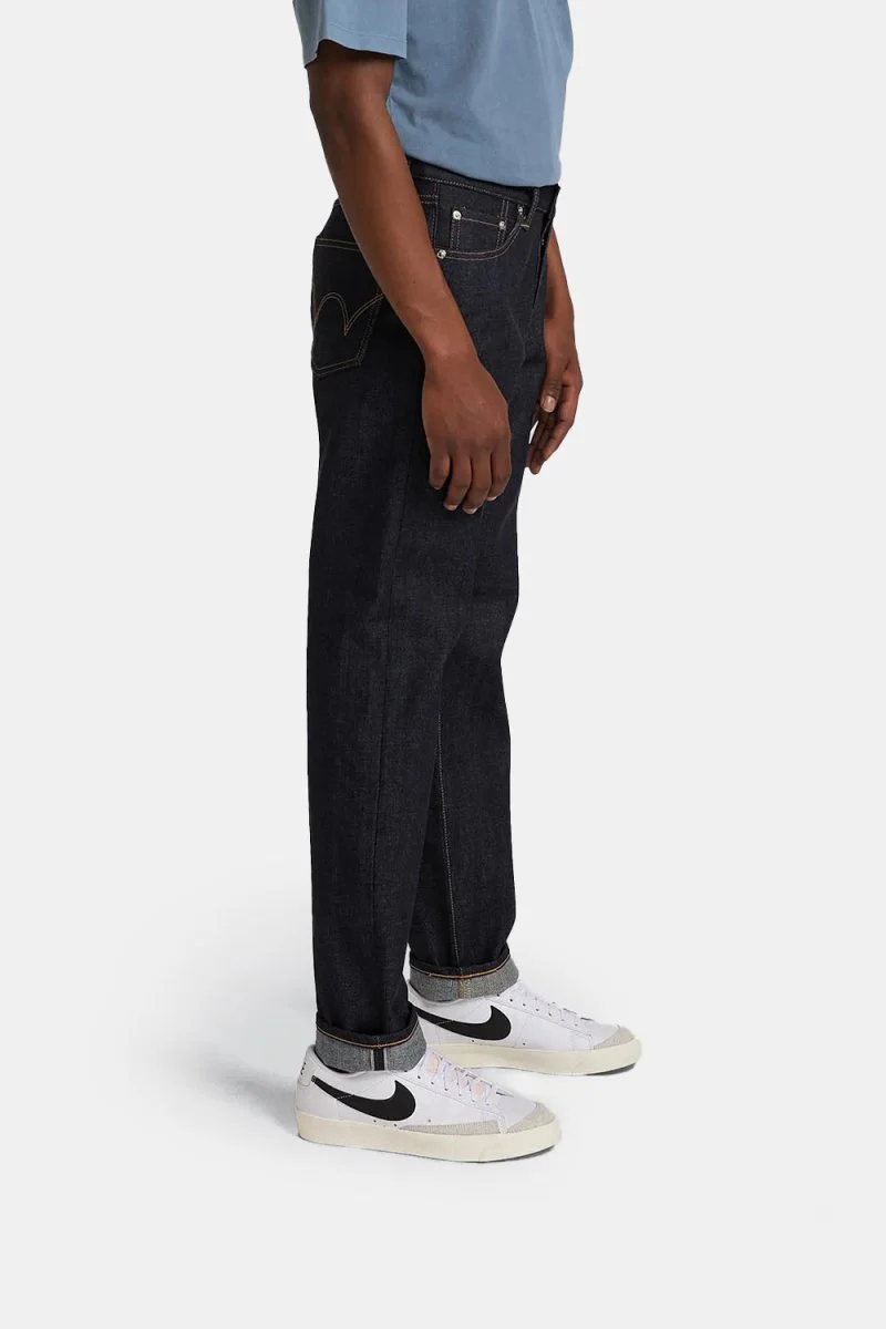 Edwin Regular Tapered Kurabo Recycled Denim Jeans (Unwashed Blue) - Image 4