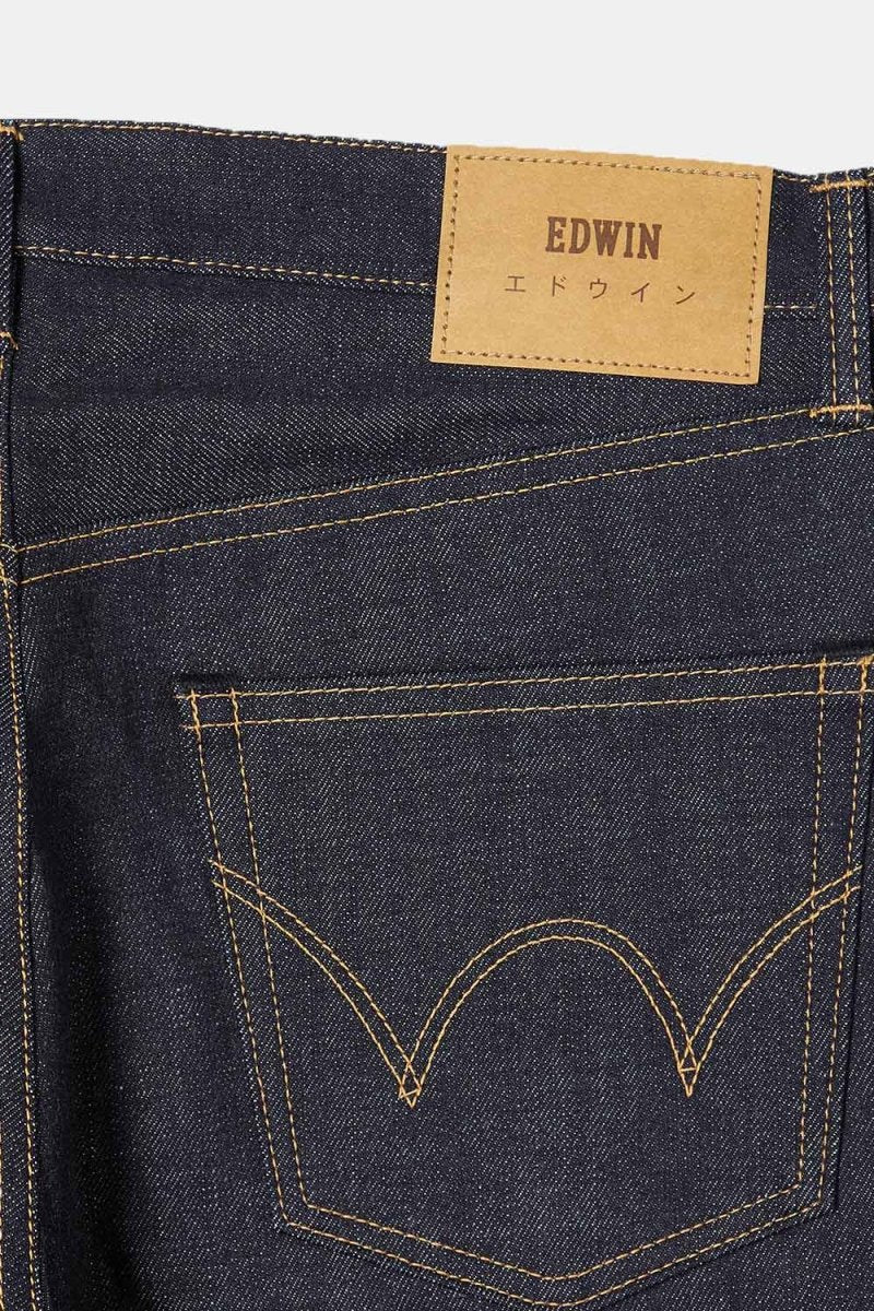 Edwin Regular Tapered Kurabo Recycled Denim Jeans (Unwashed Blue) - Image 7
