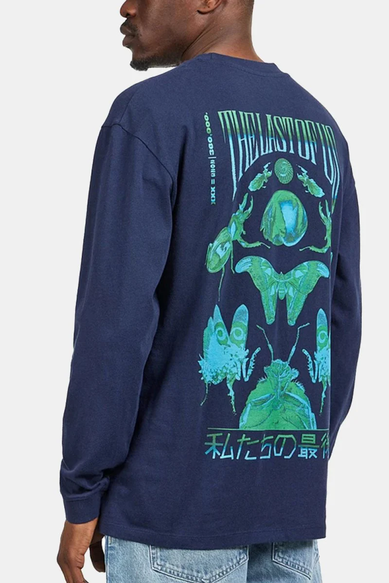 Edwin The Last Of Us II Long Sleeve T-Shirt (Maritime Blue)