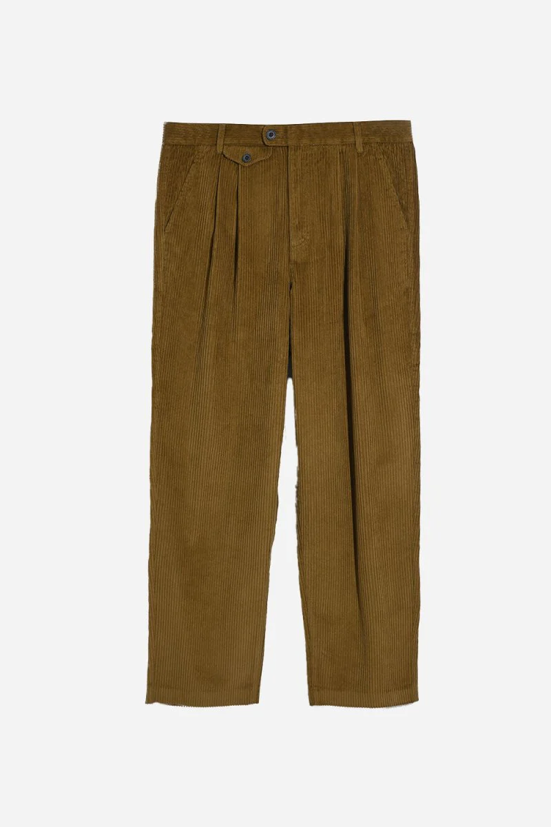 Farah Adam Archive Twin Pleat Trousers (Rich Tobacco) - Image 3