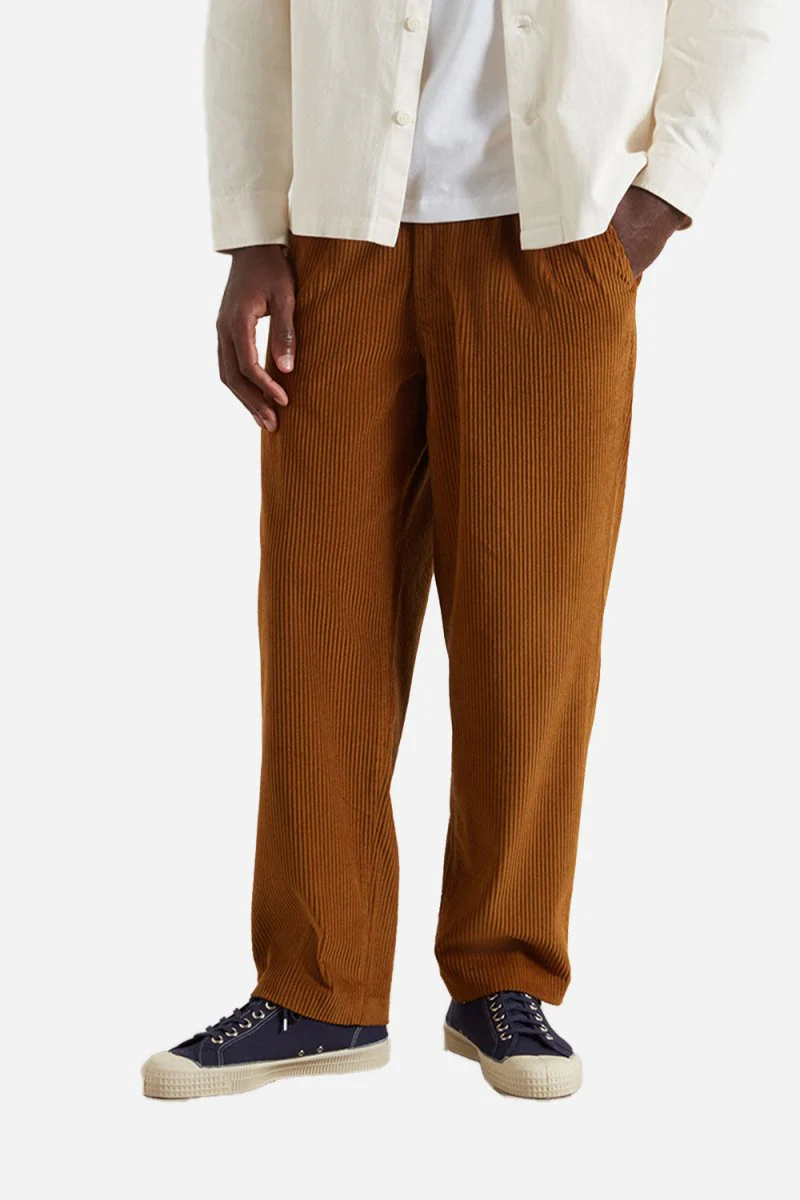 Farah Adam Archive Twin Pleat Trousers (Rich Tobacco) - Image 5