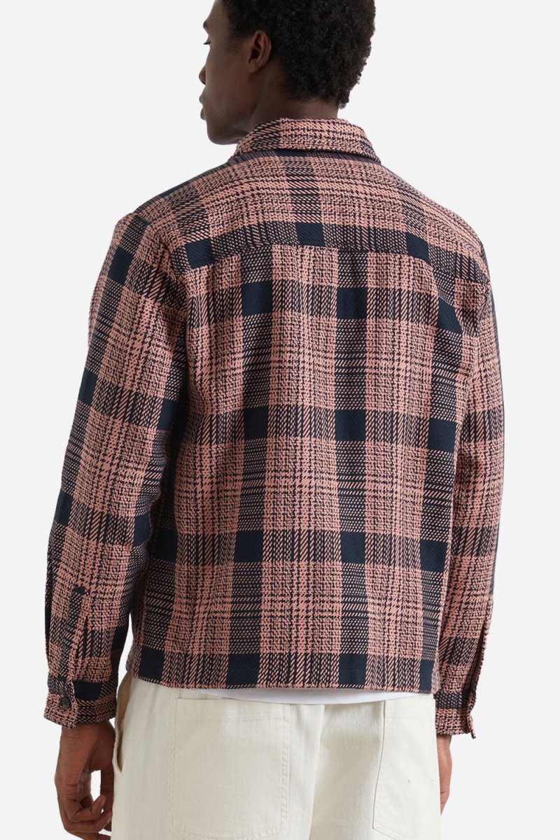 Farah Etienne Long Sleeve Check Zip (True Navy) - Image 4