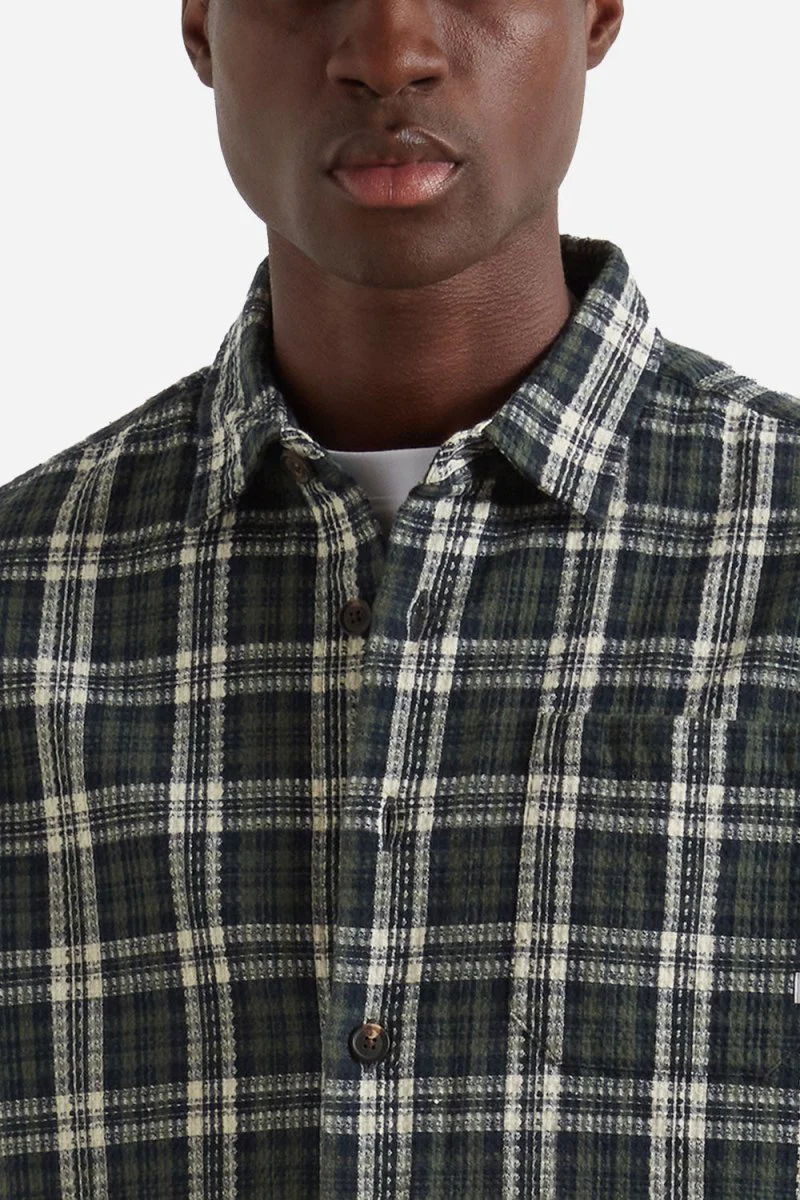 Farah Hardaker Long Sleeve Check Shirt (Rosemary) - Image 2